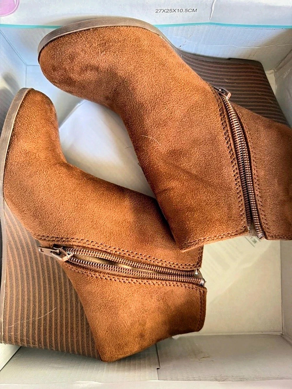 Brown Ankle Boots Like New